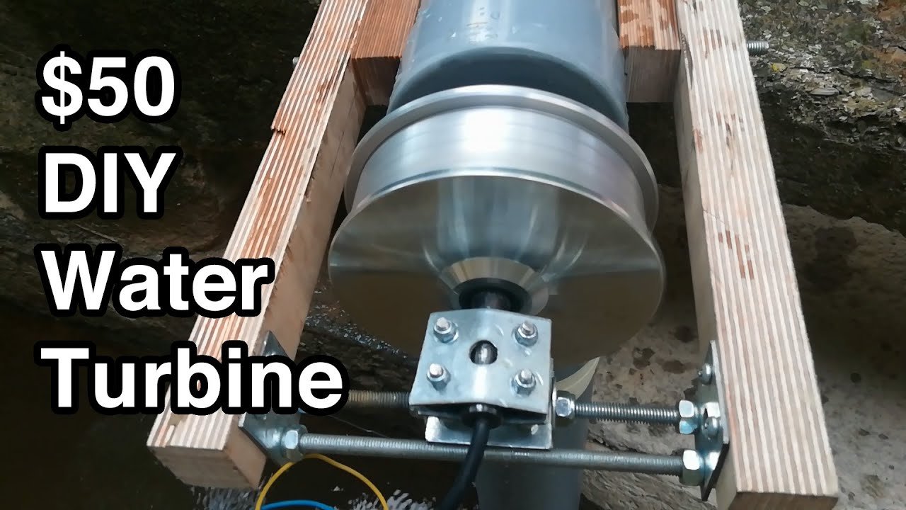 The $50 Water Turbine -DIY, Portable, Powerful, and Open Source